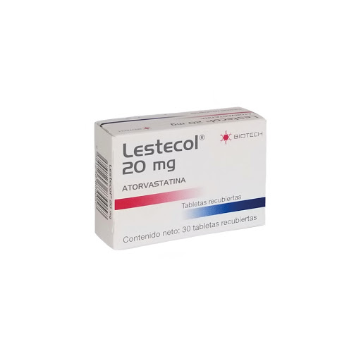 LESTECOL ATORVASTATINA 20MG TAB X 30 